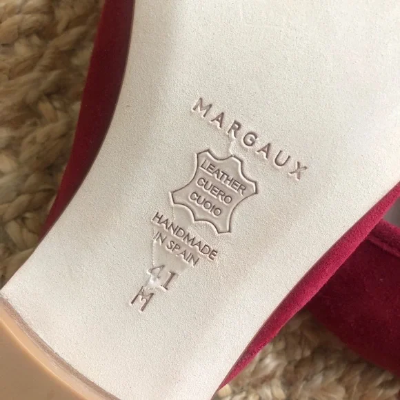 New: Margaux New York Ballet Mule in Suede. Handmade in Spain. Size 41 - Picture 10 of 12